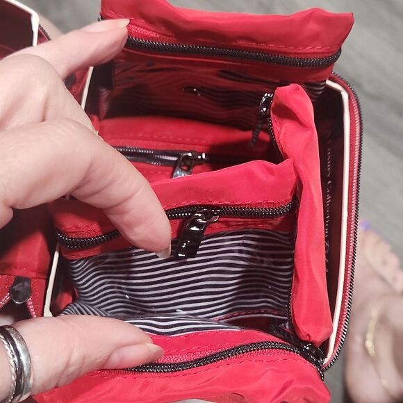NWT PursN Red Travel Tiara Weekender Jewelry Case - Picture 4 of 5